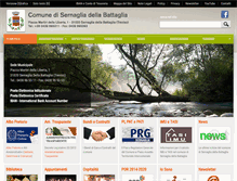 Tablet Screenshot of comune.sernaglia.tv.it